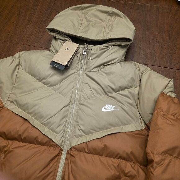 Nike Windrunner Primaloft Storm-FIT Puffer Jacket Khaki FB8185-248 Men's Size L - Picture 2 of 4